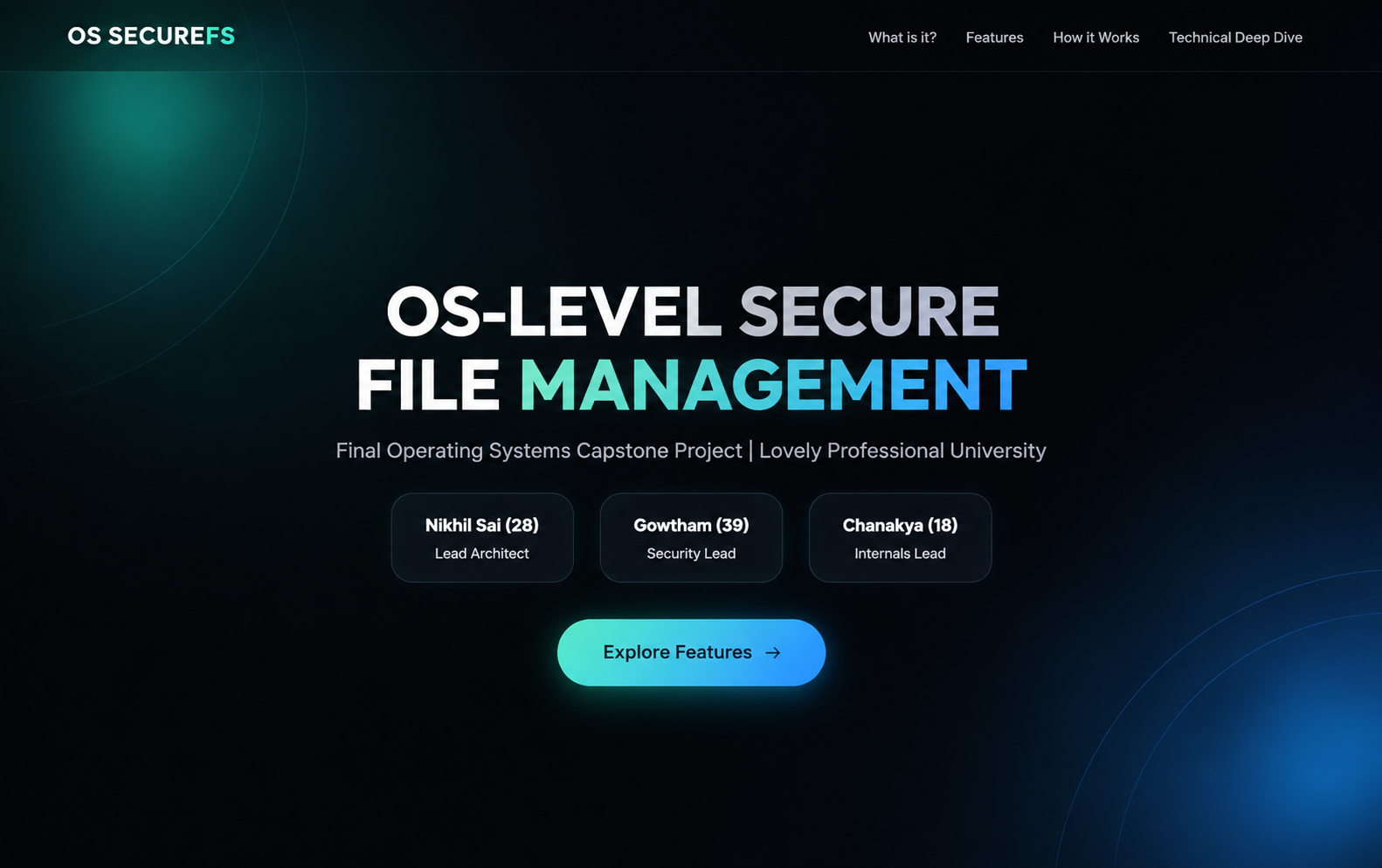 OS Secure Vault – OS-Level Secure File Management System