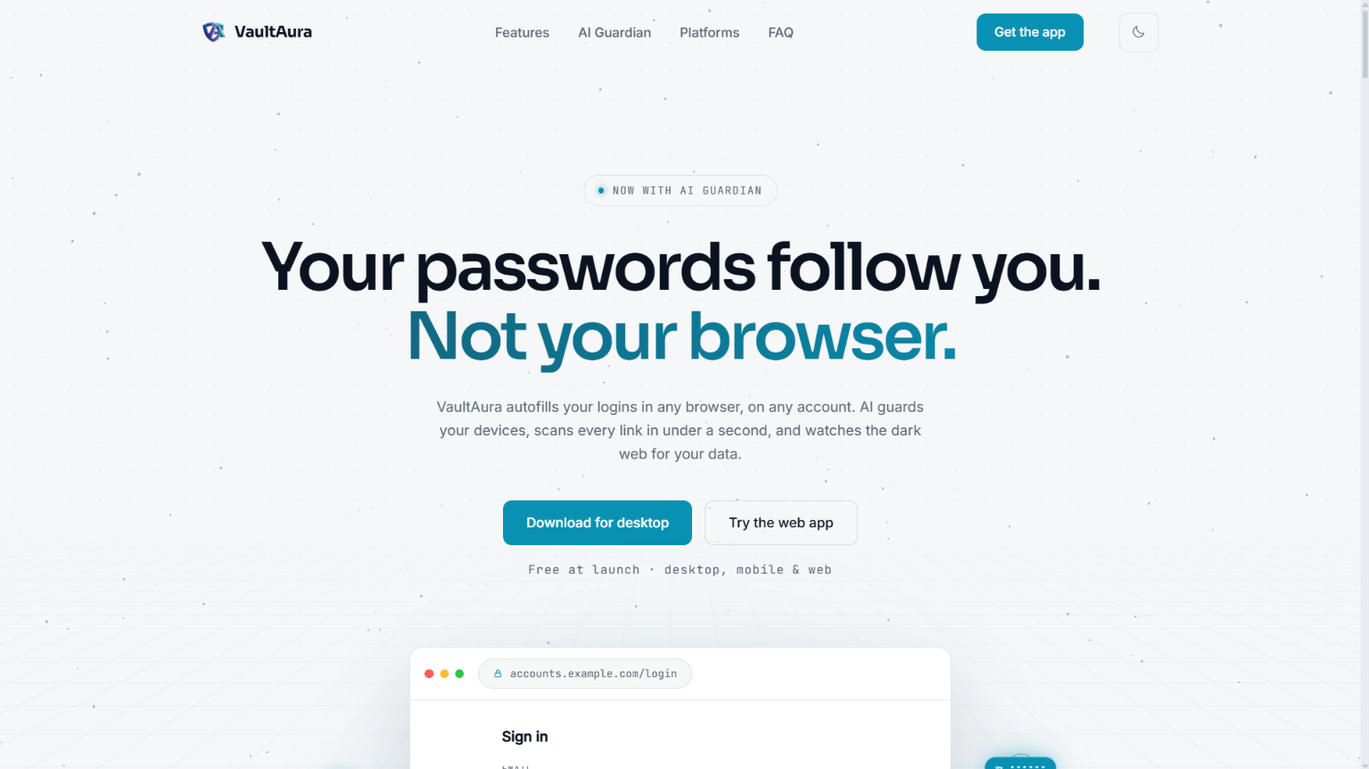 Vault Aura – Browser Security & Password Manager Extension